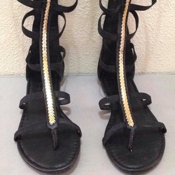 women’s gladiator sandals knee high - Picture 3 of 4
